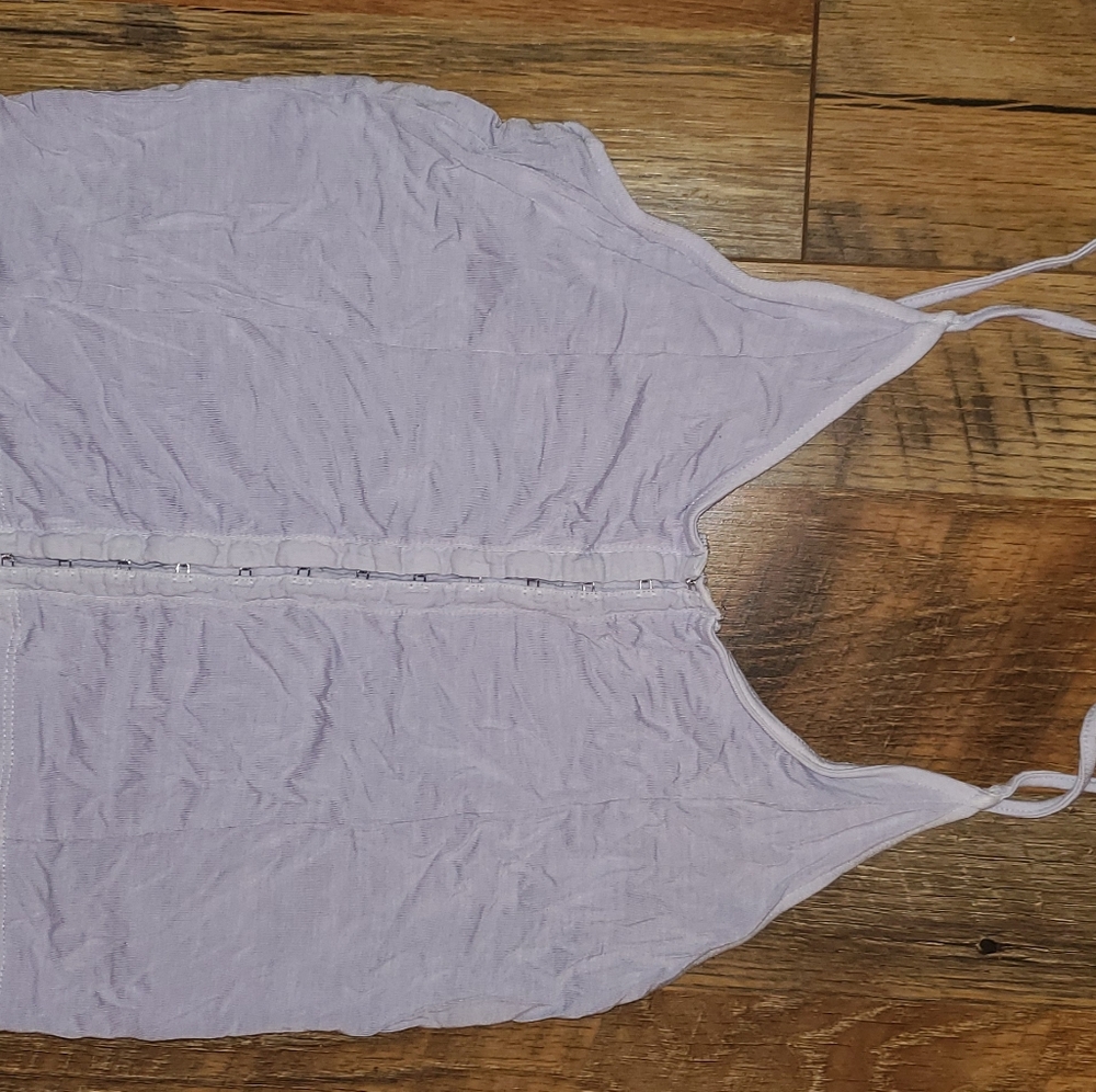 Purple AEO crop top